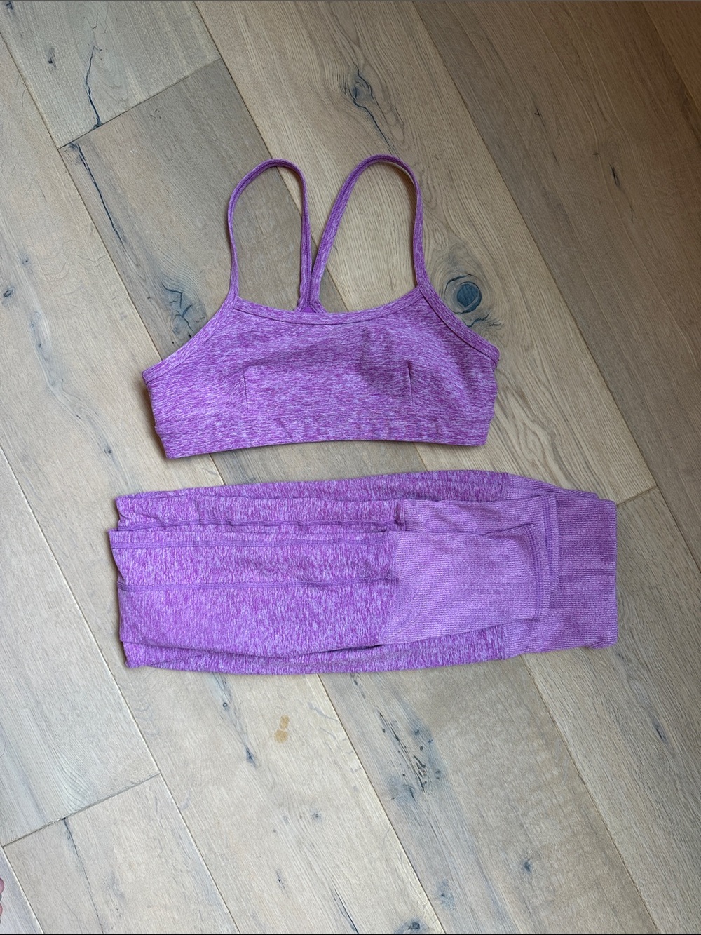 ALO Yoga Alosoft bra and leggings set
